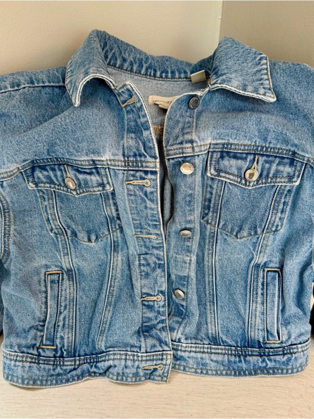 Universal Thread Light Blue Denim Jacket-worn once!